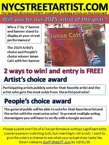 NYC street artist contest